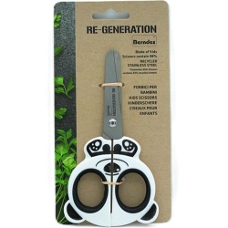 Kid's Scissors Panda Handle Stainless Steel Blades Re-generation