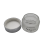 Frosted Glass Jar W/silver Cap 2 X 1