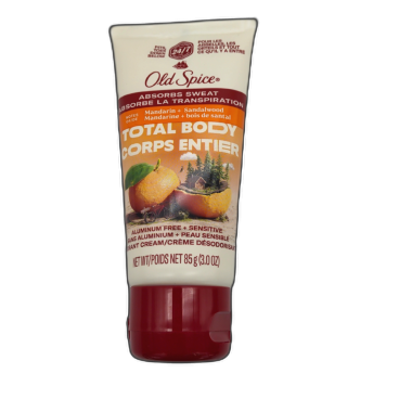 Old Spice Total Body Deodorant Cream Mandarin + Sandalwood 85g.