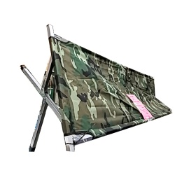 Camping Cot Steel Frame 75x25" Camo Grizzly Outdoor(display)"