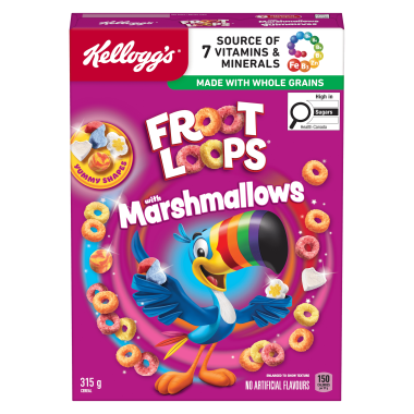Fruit Loops W/marshmallows Cereal 315g.