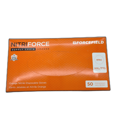 Nitrile Gloves Disposable 2xl 50pk 6mm Thickness Nitriforce Forcefield