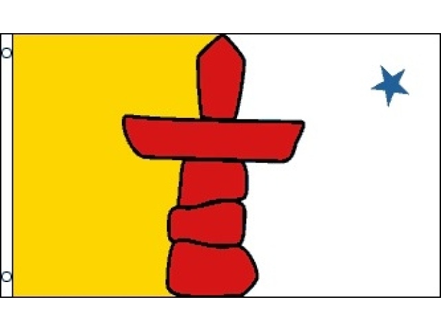 Nunavut 3x5 foot flag