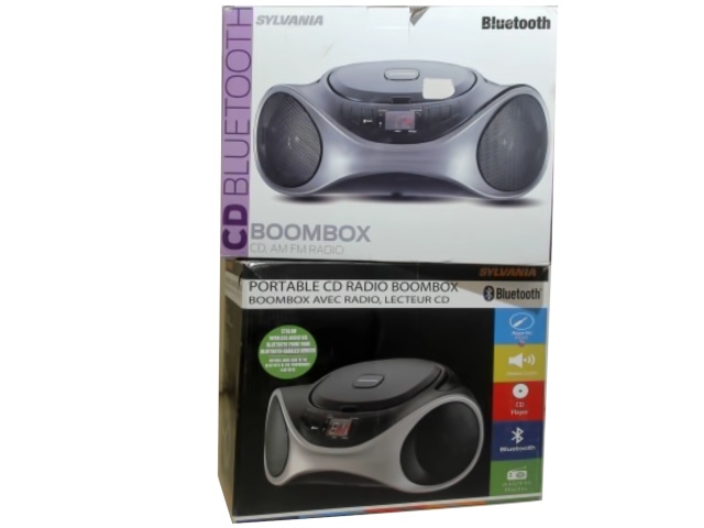 Boombox CD/Radio w/Bluetooth Ass\'t