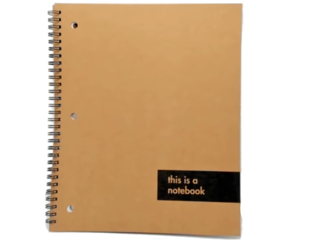 Notebook 10.5 x 8\