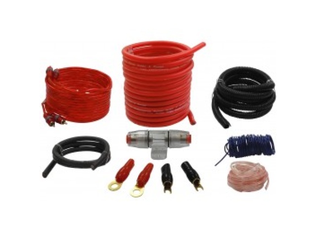 Amplifier wiring kit 4 gauge 1500 watt for car