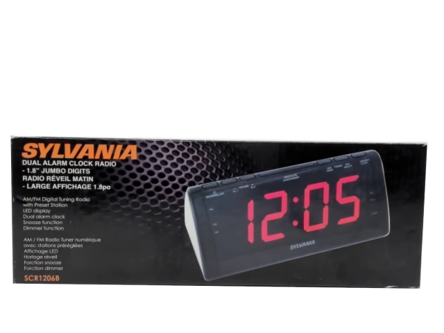 Alarm Clock Radio Digital 1.8 Jumbo Digits\