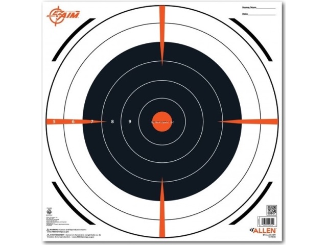 Paper Target 12 EZ Aim Bullseye 13Pk Allen\