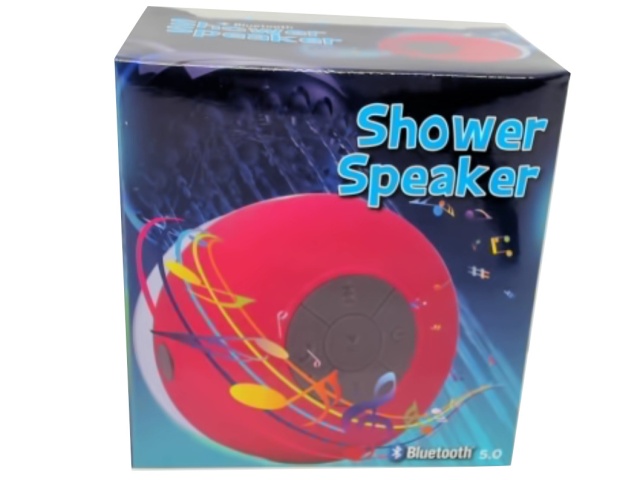 Shower Speaker Bluetooth USB Rechargeable Built-In Mic