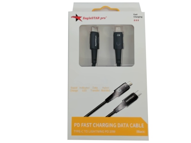 Type-C® to Lightning™ 20W PD 3 foot fast charging cable