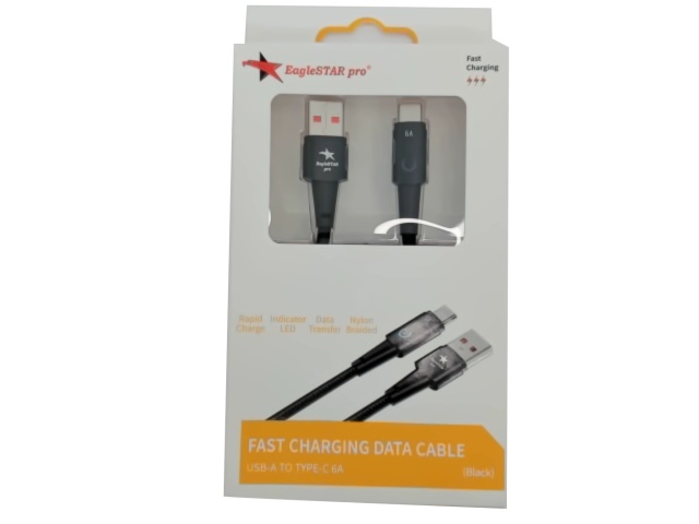 USB-A to Type-C® 66W 3 foot super fast charging cable