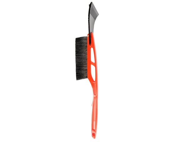Snow Brush Plastic Handle with Ice Scraper 20.5 inch Red&Black