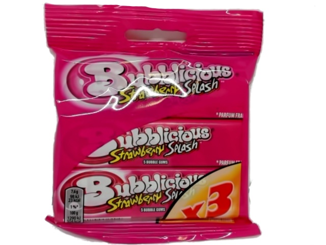Bubblicious Gum 3pk. Strawberry Splash (or B/u $0.99)