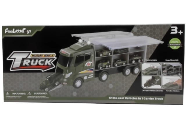 Die Cast Military Carrier Truck