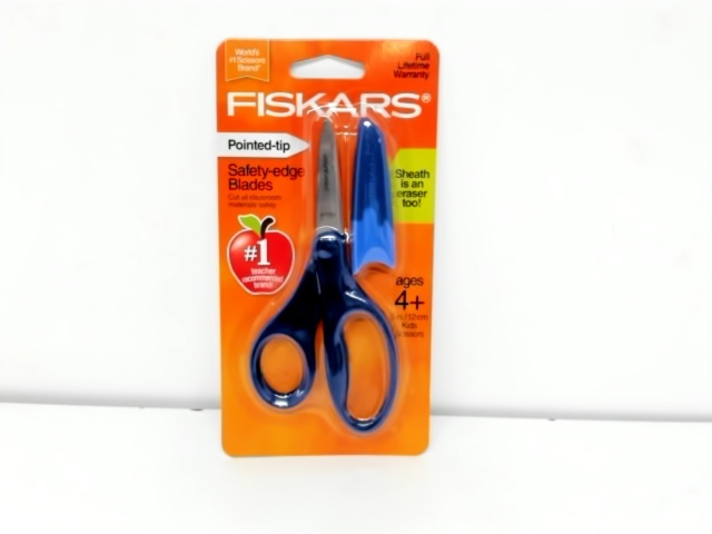 Kids Scissors 5 w/Eraser Sheath Blue Fiskars\