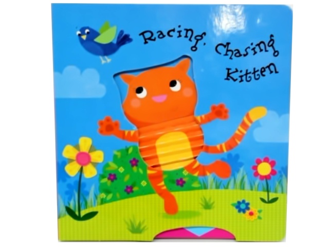 Board Book Racing Chasing Kitten