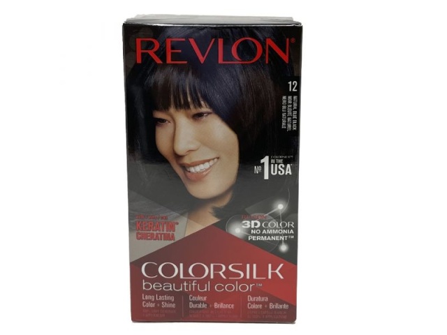 REVLON COLORSILK #12 NATURAL BLUE BLACK