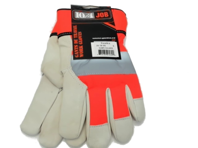 Work Gloves Ladies Small Flourescent Orange 10/4 Job