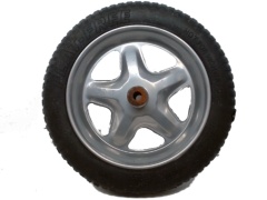 Wheelbarrow Wheel 16'' Flat Free Spoked 5/8 Shaft