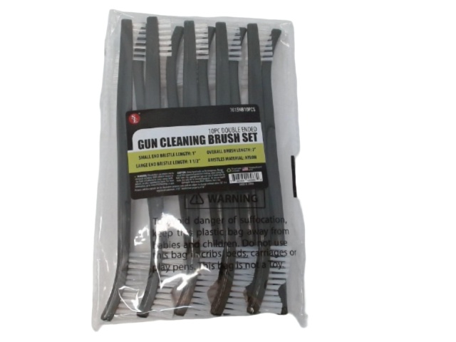 Gun Cleaning Brush Set Double Ended 10pk. (or $0.79ea)