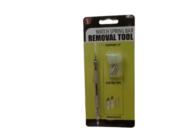 Watch Spring Bar Removal Tool W/4 Extra Tips