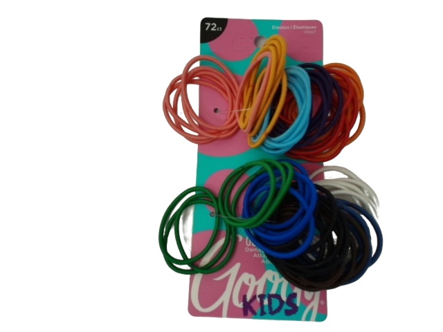 Hair Elastics 72pk. Goody Kids Ass\'t Colours