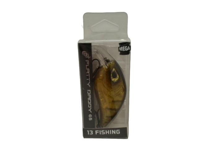 Flatty Daddy 65 1/2oz. Floating Clear Perch 13 Fishing