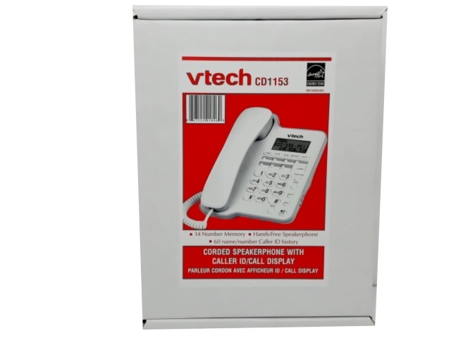 Corded Speakerphone w/Caller ID Display Vtech