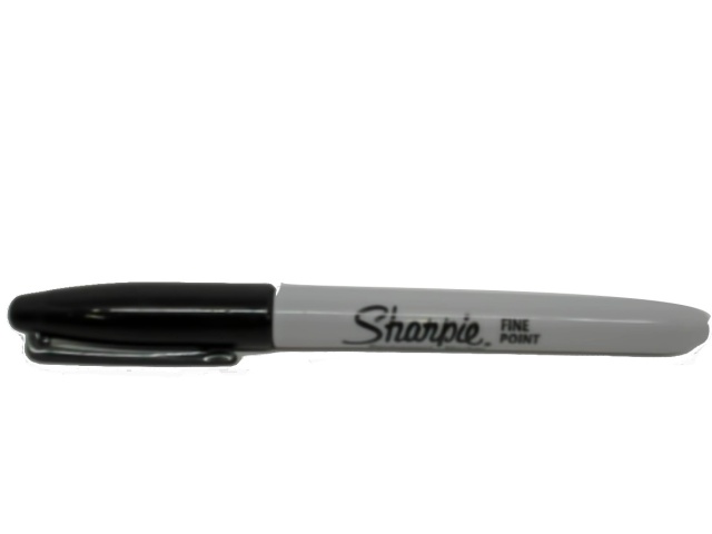 Permanent Marker Sharpie Fine Black (Break Up)