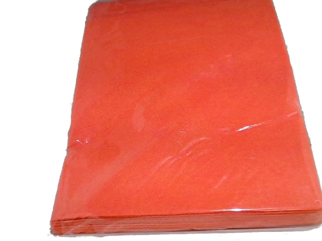 Acrylic Felt Sheet 9x12 Orange\