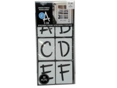 Adhesive Stencils 2 Fun Font 30pcs.