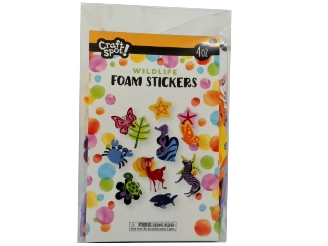 Foam Stickers Wildlife 4oz. Craft Spot!