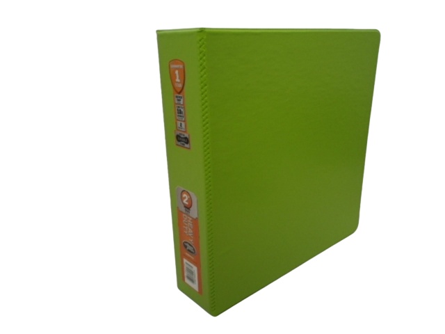 Binder 2 Round Ring Heavy Duty Green Wilson Jones\