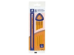 STAEDTLER 8PK 2HB GRAPHITE TRIANGULAR PENCILS