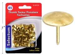 Thumbtack 85 PCS X 3/8 inch brass