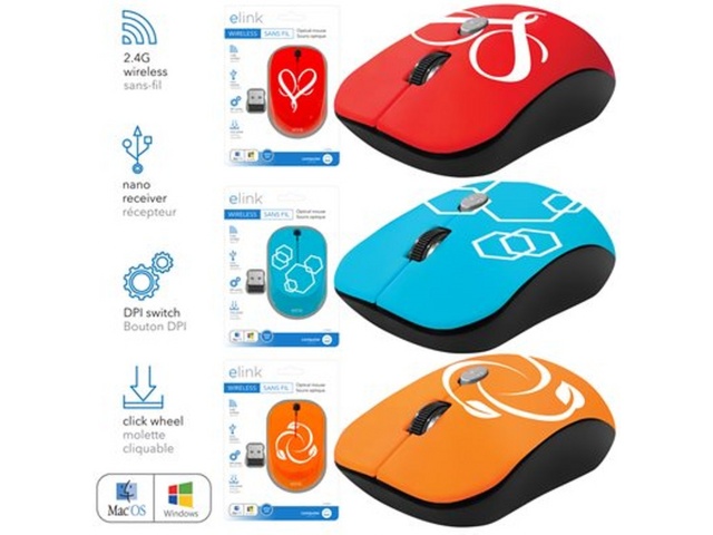 Mouse Wireless Ass\'t Designs 2.4G