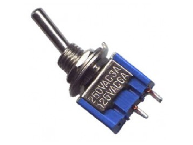 mini toggle switch SPST on/off