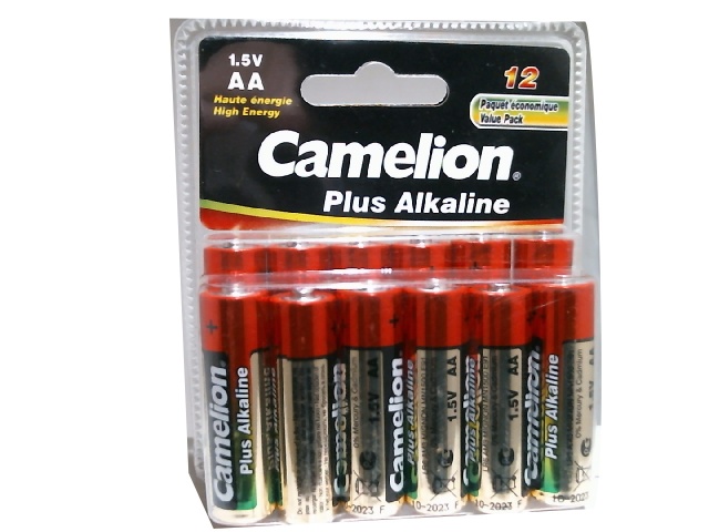 Batteries AA camelion 12 pack alkaline