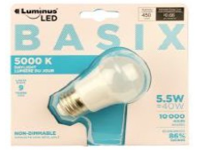 LUMINUS LED BASIX A15 5000K