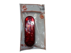 Tail Light 6 Oblong Red 10 LED Waterproof