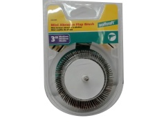 Abrasive Flap Brush 3 Medium Wolfcraft