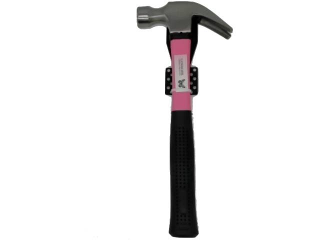 Claw Hammer 16oz. Fiberglass Pink