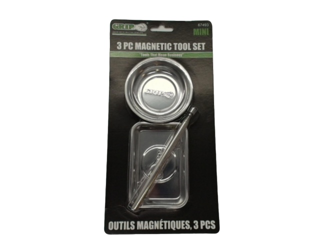 Magnetic Tool Set 3pc. w/2 Trays & Pickup Tool Grip