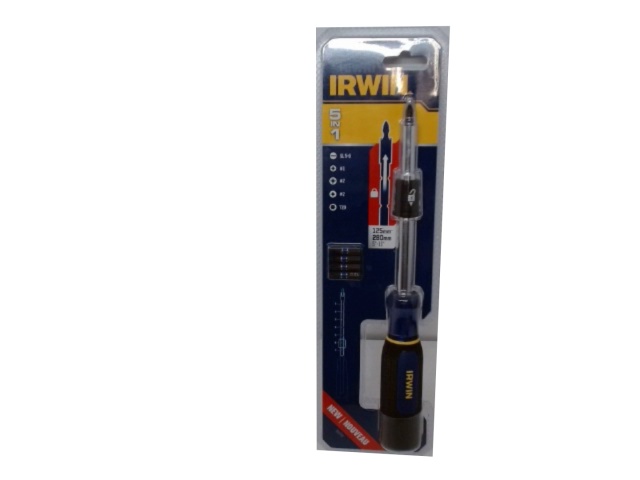 Screwdriver Multi Bit 5 In 1 Quiklok Extender Irwin