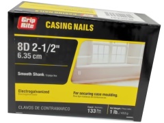 Casing Nails 8d 2-1/2 133pcs Smooth Shank