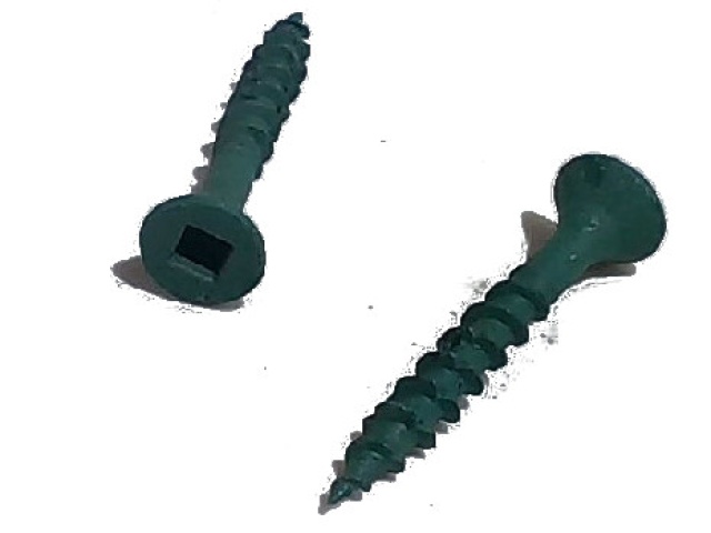 Deck Screw 8 x 1-1/4 Green\