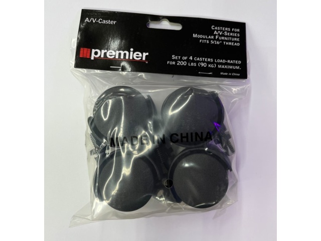 AV Casters 4 Pack 1.5 5/16\