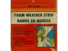 Foam weather strip 18/5.5m