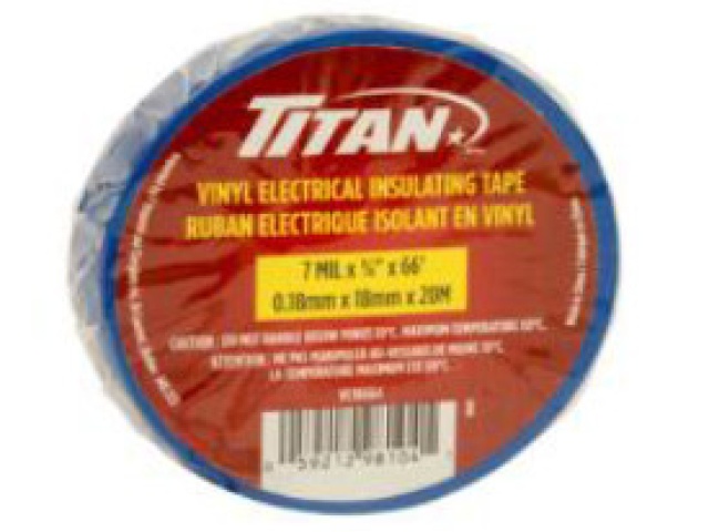 TITAN BLUE P.V.C. ELECTRICAL TAPE 18mm x 20m