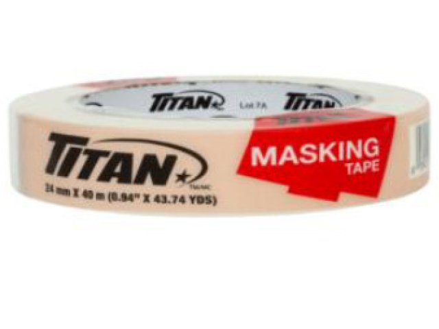 TITAN MASKING TAPE 24mm X 40m 48/CS